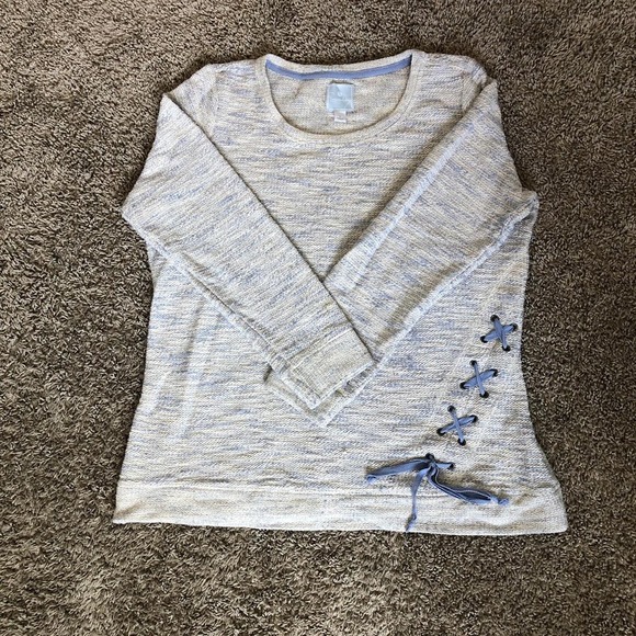 Other Sweaters - Women’s Blue/Grey Stitched Sweater